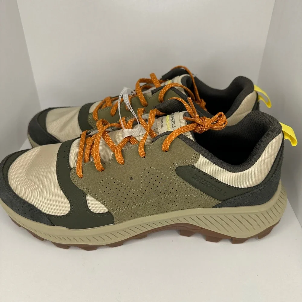 Merrell Mens Shoes 13 Green Excellent J038729 Tempo Sol Trail Hiking Gorpcore